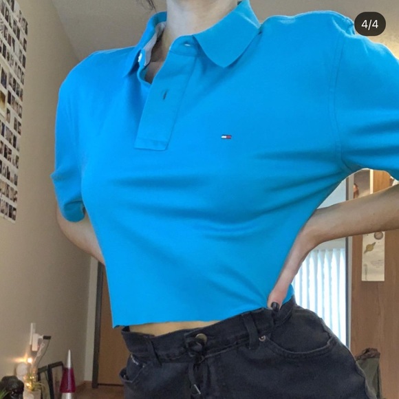 reworked tommy hilfiger top - Picture 4 of 5